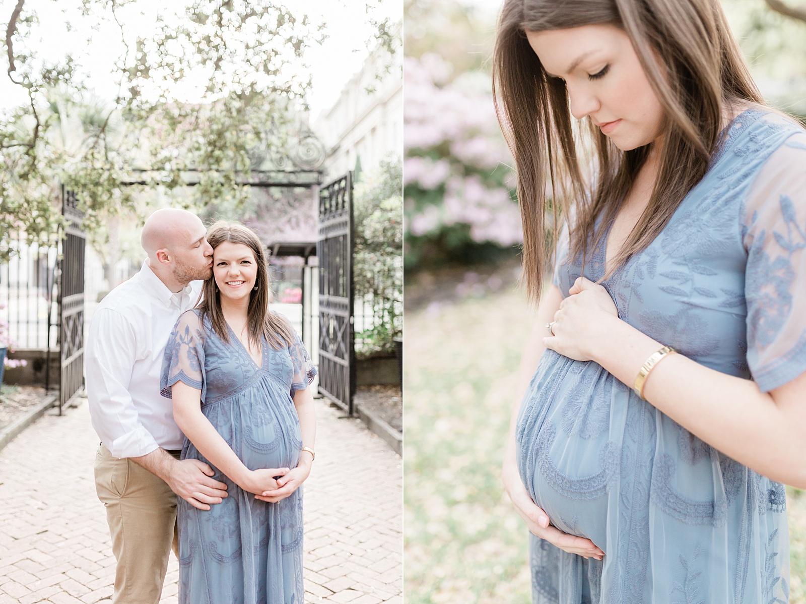 Maternity session in Washington Square Park by Charleston Maternity Photographer, Caitlyn Motycka Photography