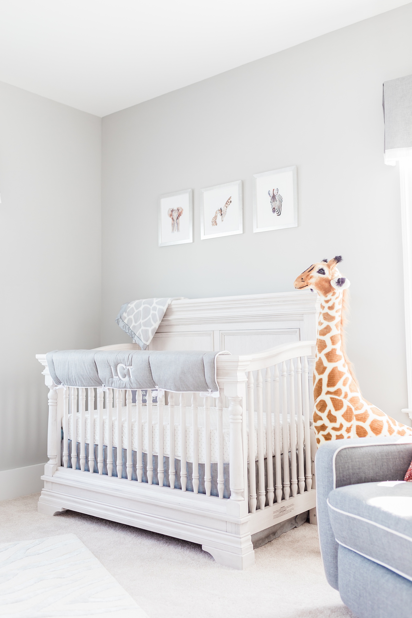 Grey Gender Neutral Nursery feature by Charleston Lifestyle Newborn Photographer, Caitlyn Motycka Photography