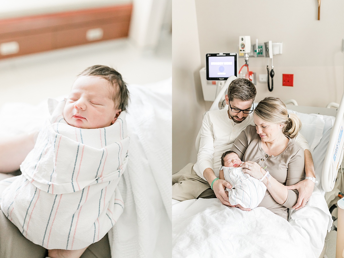 Hospital Newborn Session at Roper St. Francis | Caitlyn Motycka photography