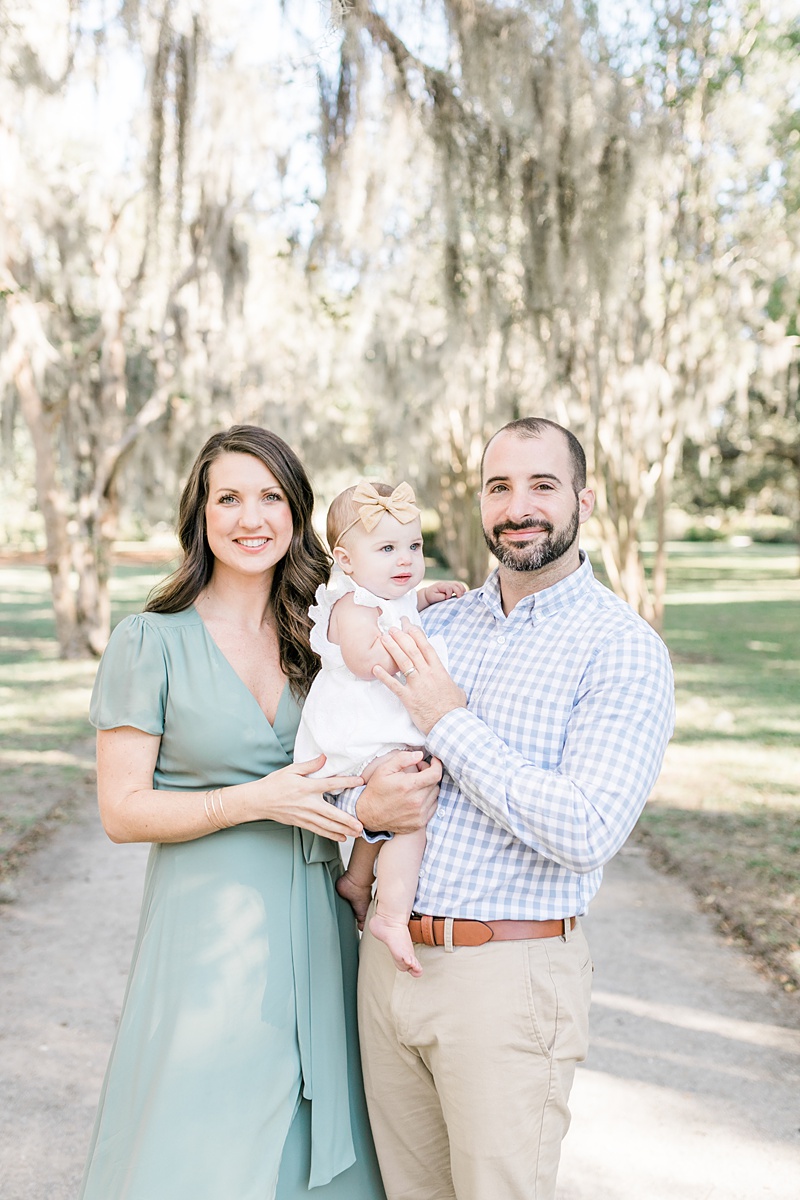 Hampton Park Family Session in the fall with Charleston Photographer, Caitlyn Motycka Photography.