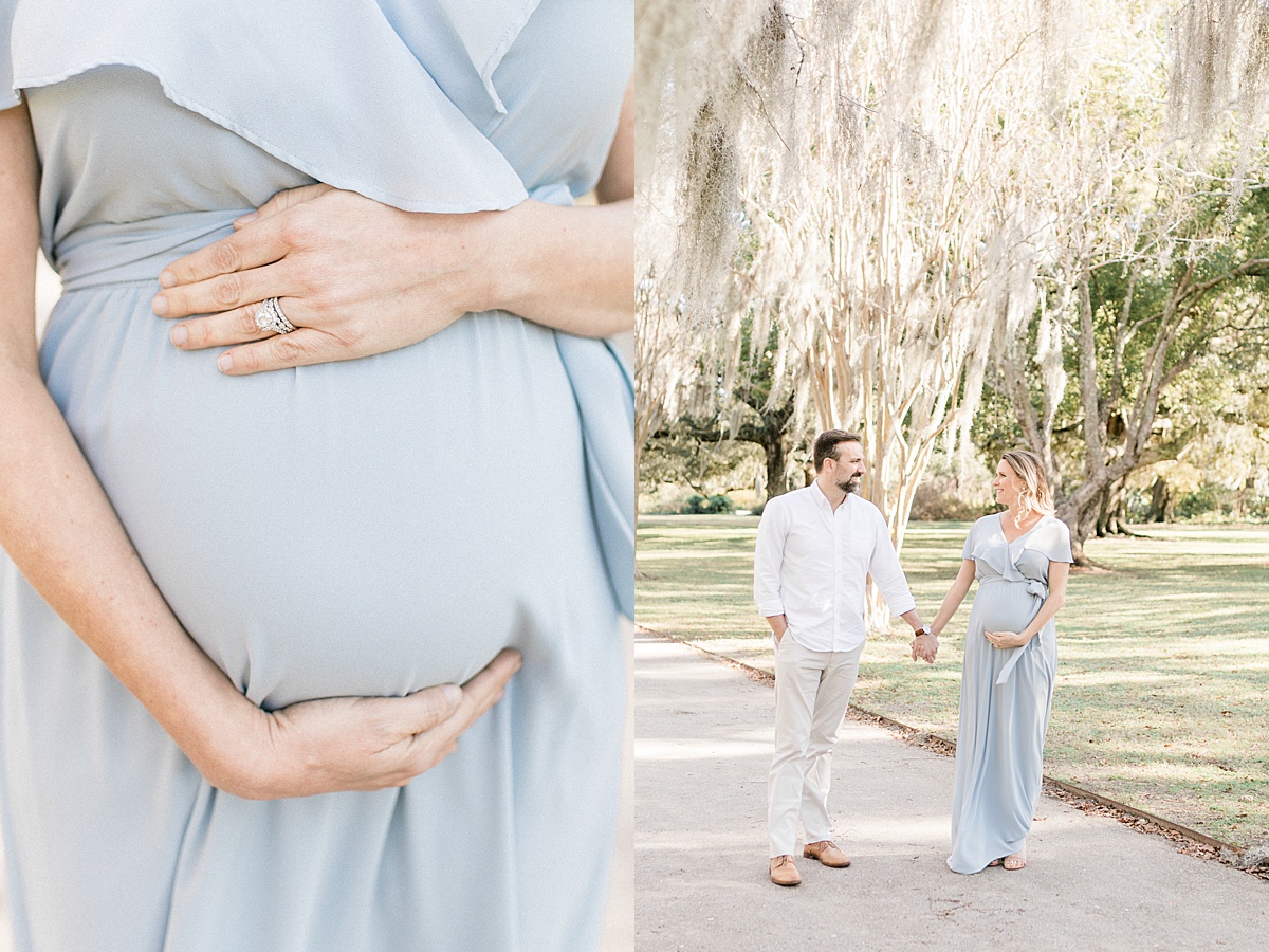 Hampton Park photoshoot with Charleston Maternity Photographer, Caitlyn Motycka Photography. 