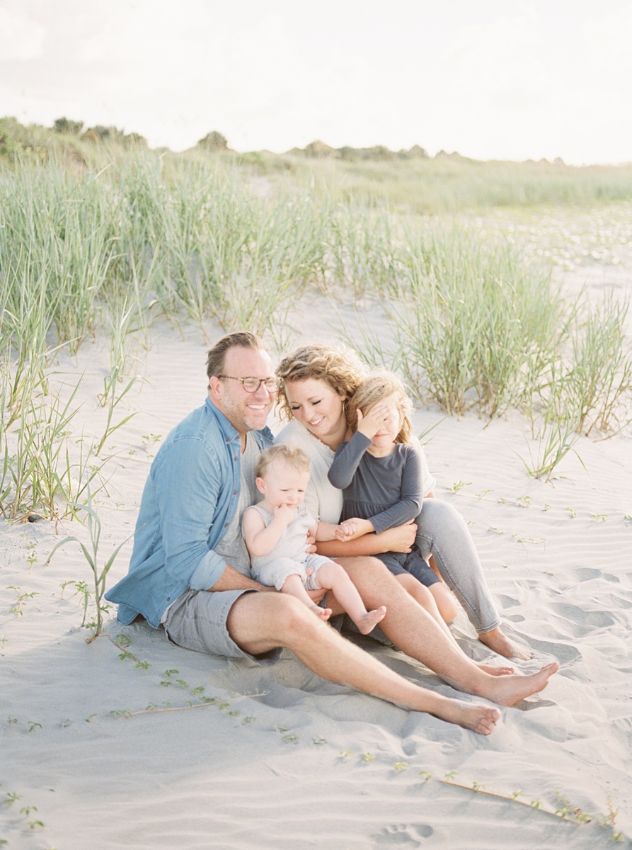 Folly Beach Family Photoshoot with Charleston Film Photographer, Caitlyn Motycka Photography.