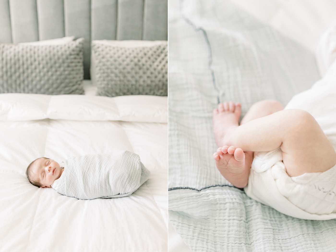 Sleeping newborn baby details | Photo by Caitlyn Motycka Photography.