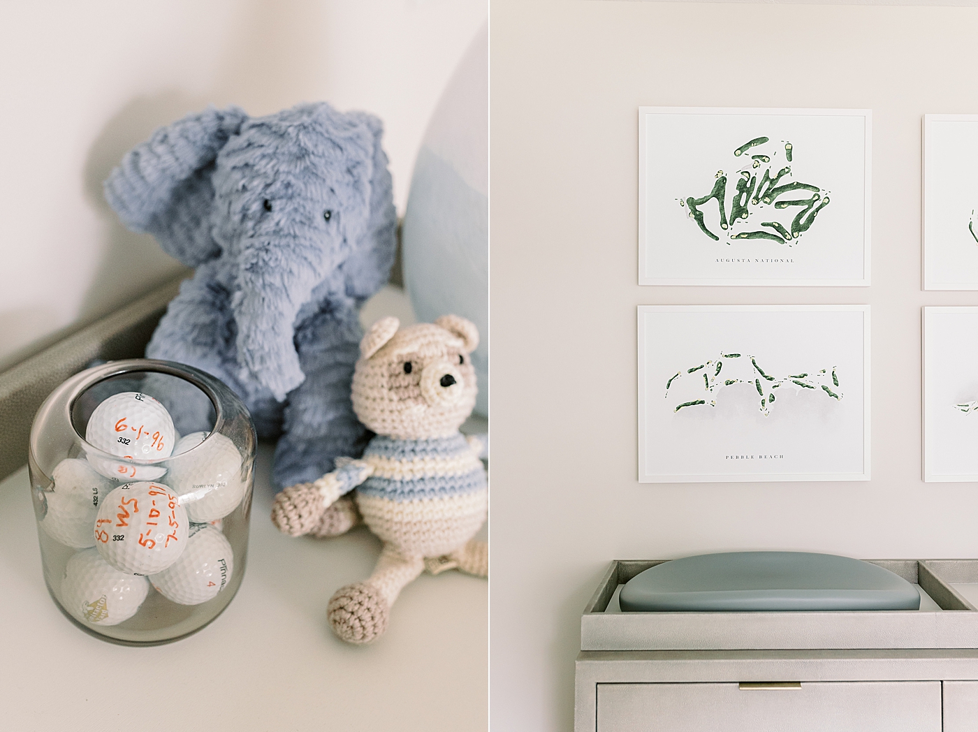 Newborn baby nursery details | Photo by Caitlyn Motycka Photography