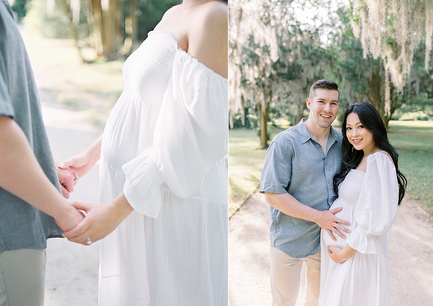 Mother and father to be holding hands | Photo by Caitlyn Motycka Photography