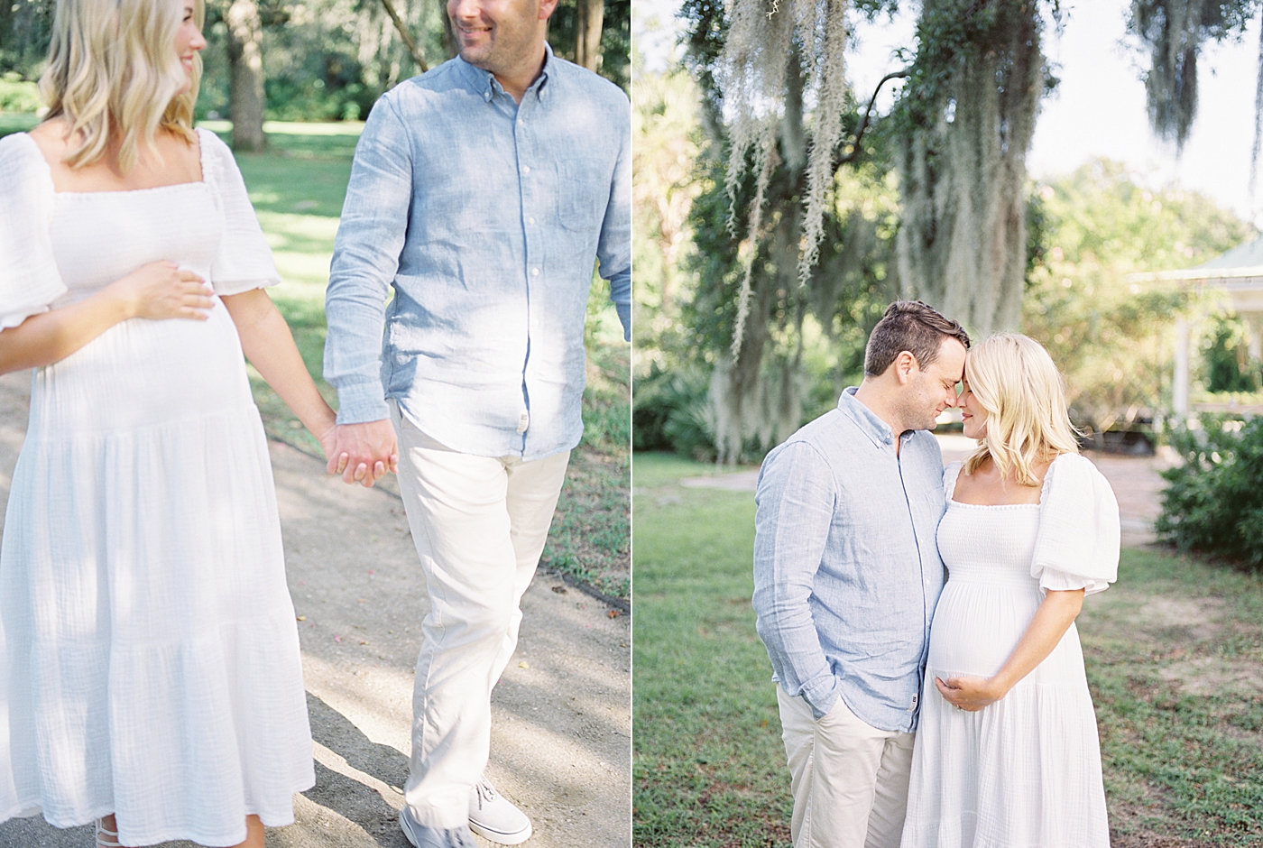 Mom and dad to be walking in the park | Images by Caitlyn Motycka