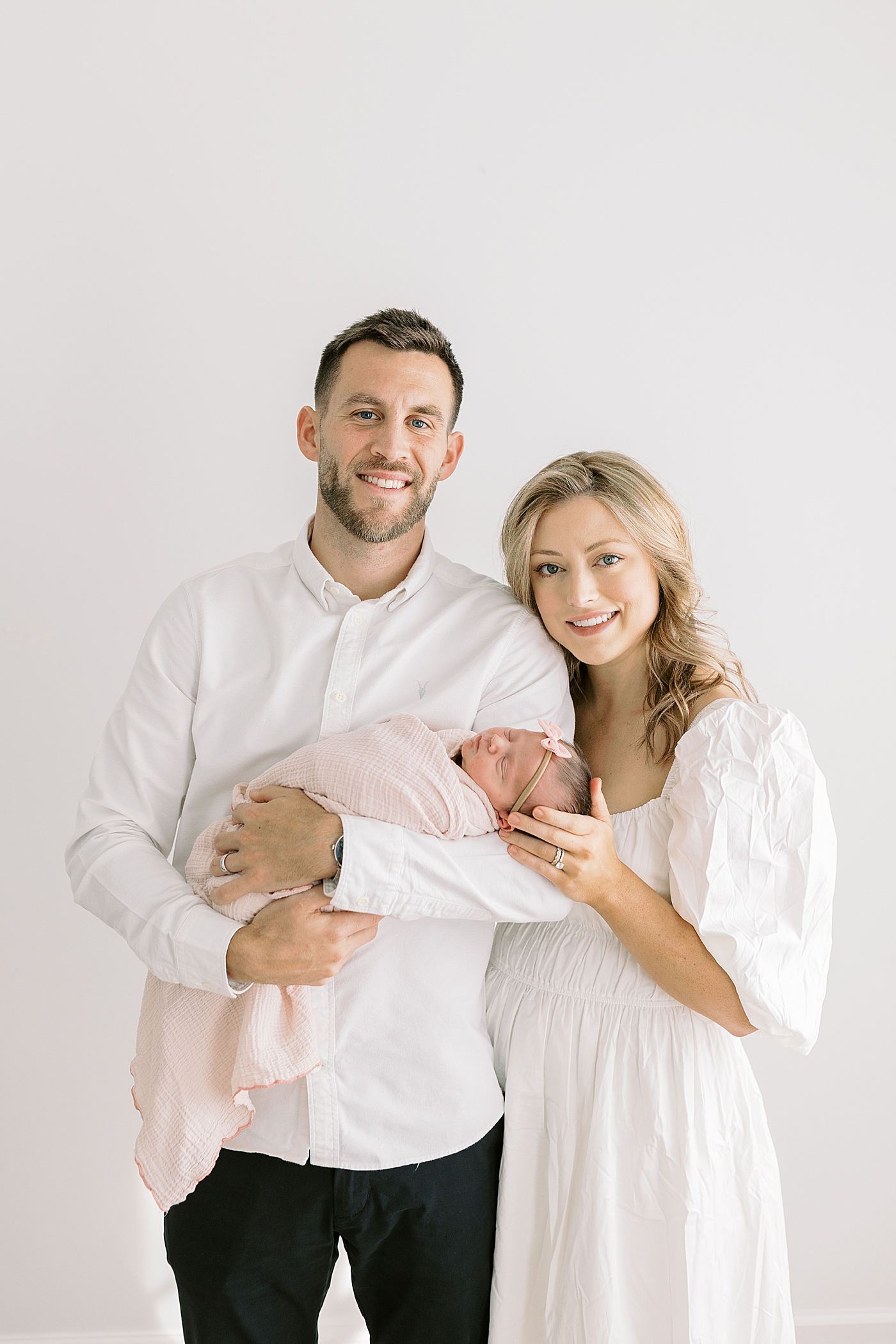 during their Studio Newborn Session | Images by Caitlyn Motycka 